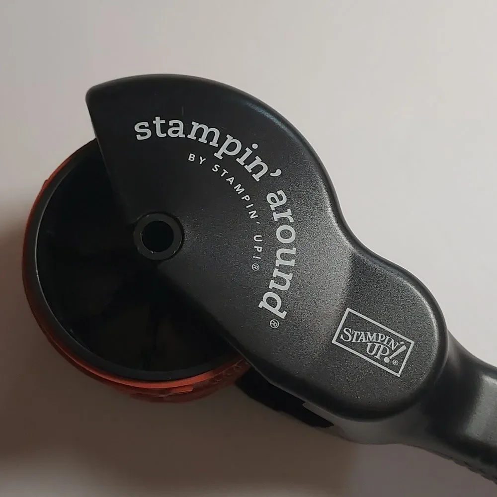 Stampin Up! Stamp Roller So Swirly Rubber Wheel Stamp